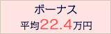ボーナス　平均22.4万円